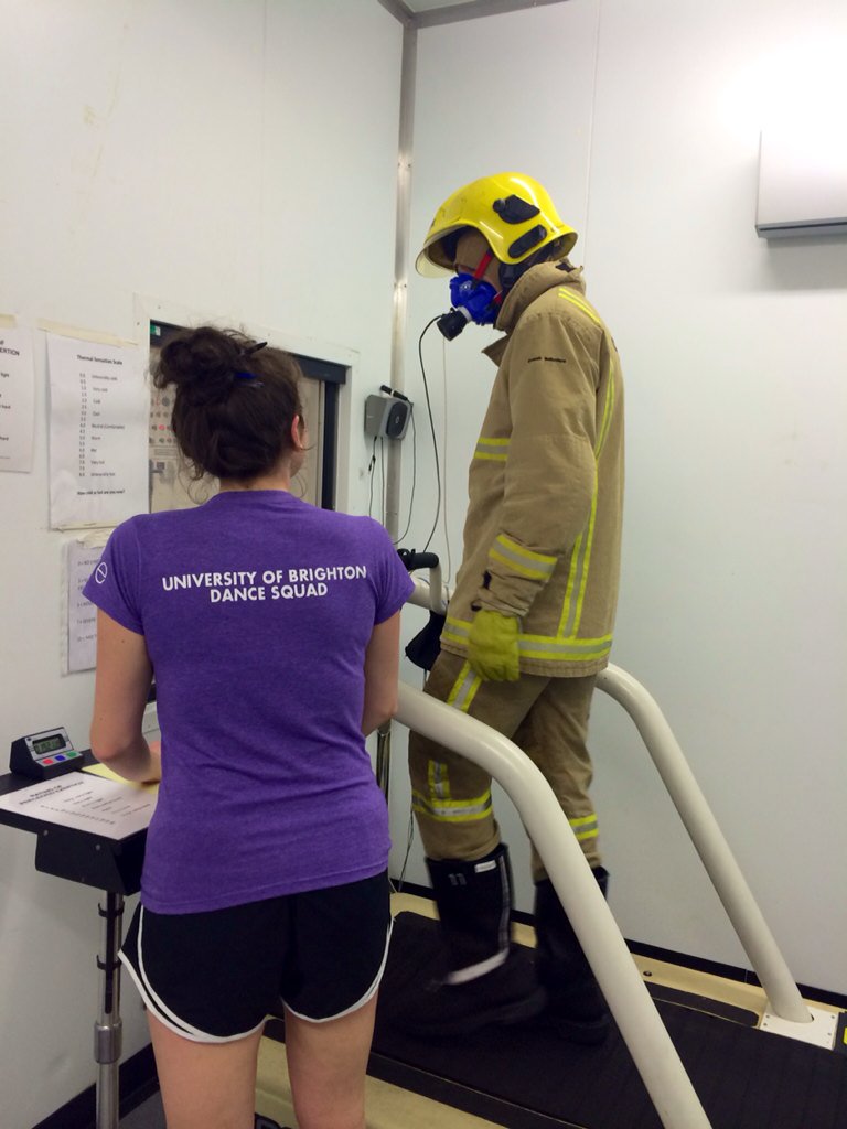 _emilyrw's tweet photo. Busy morning heat tolerance testing! #fireinstructors @yandellas @UoB_SportExSci https://t.co/q6o1A2E3me