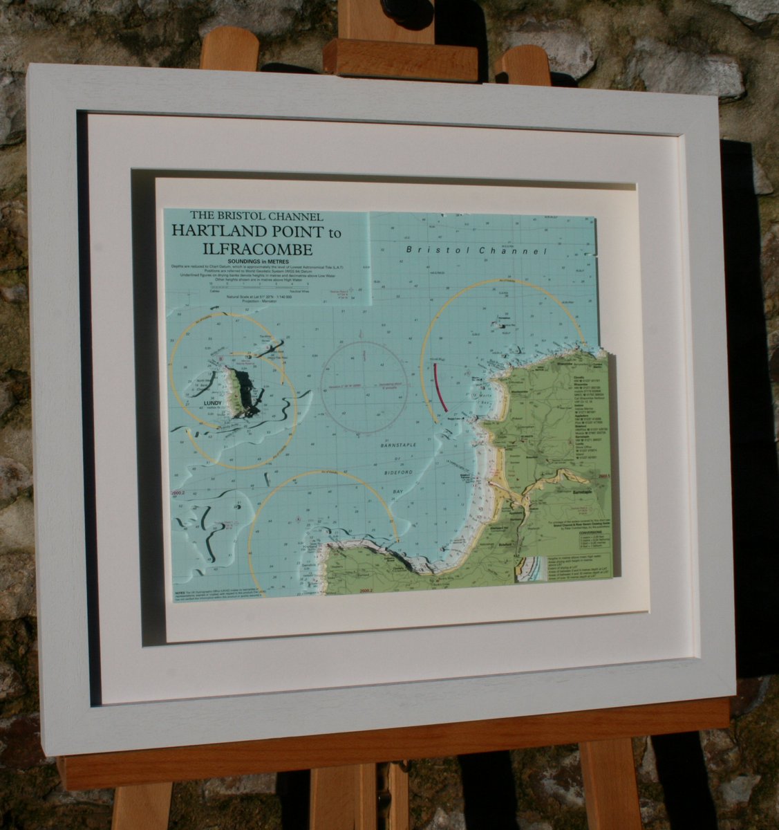 Framed Nautical Charts