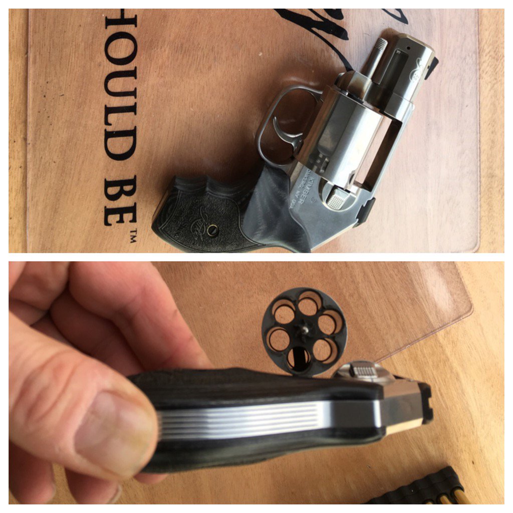 GilmerOutdoors's tweet photo. The new @kimberamerica K6s revolver. Real sights, smooth action, accurate, 357 punch &amp; 23oz. #SixShotsBetterThanFive https://t.co/7SnMuTD53T
