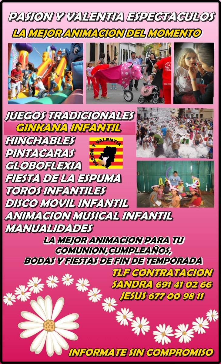 PASIONYVALENTIA's tweet photo. Informate de nuestros espectaculos sin compromiso https://t.co/SeA2kbmKdG