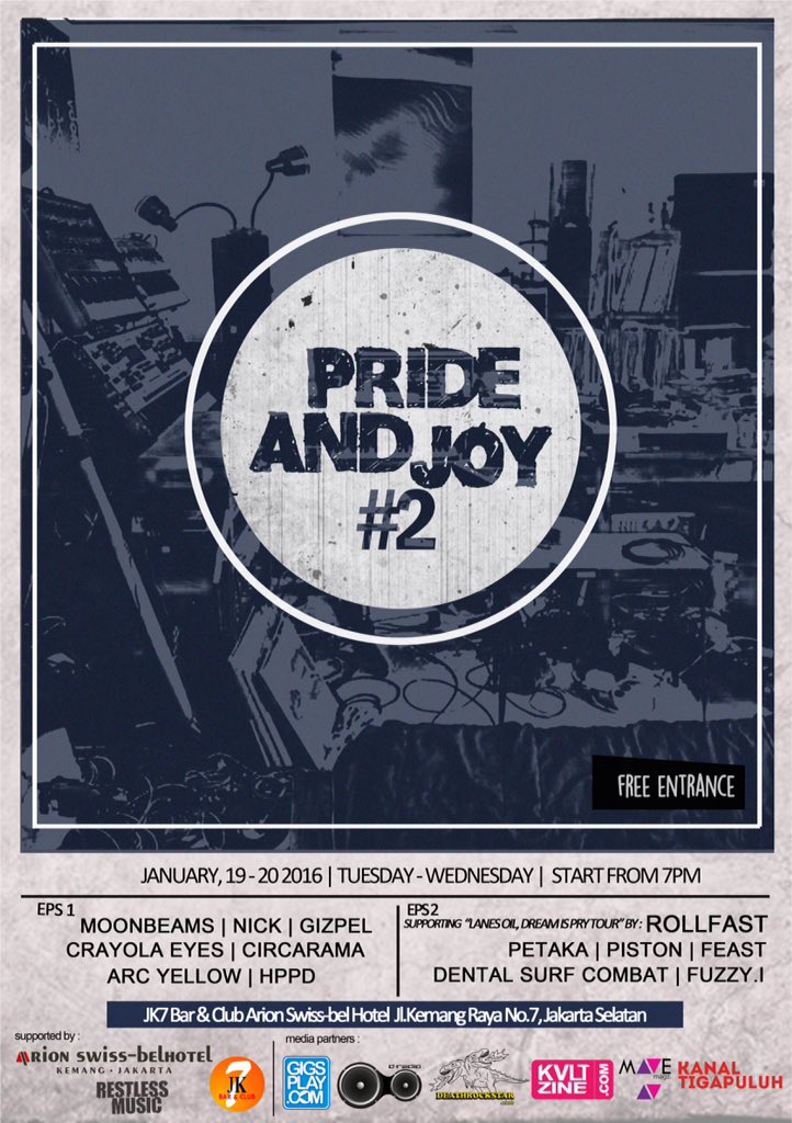 19-20 Jan: #PrideAndJoy at <a href="/Jk7BarandClub/">JK7 Bar & Club</a> Kemang | start at 7 PM | FREE ENTRY