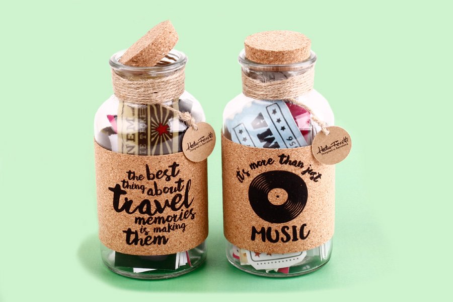 Botella para los recuerdos. Ésta y más novedades en <a href="/FeriaIntergift/">Intergift</a> del 3 al 7 de febrero en el STAND 7C12.