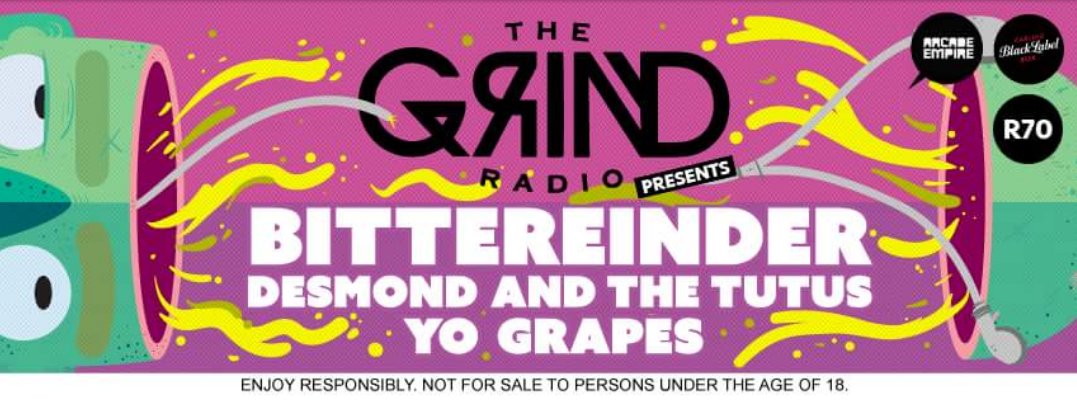 SpacemansMusic's tweet image. Let party this weekend with @GrindRadio @Bittereinder @DesmondandTutus and Yo Grapes @ArcadeEmpire
#LocalMusic
#Pow!