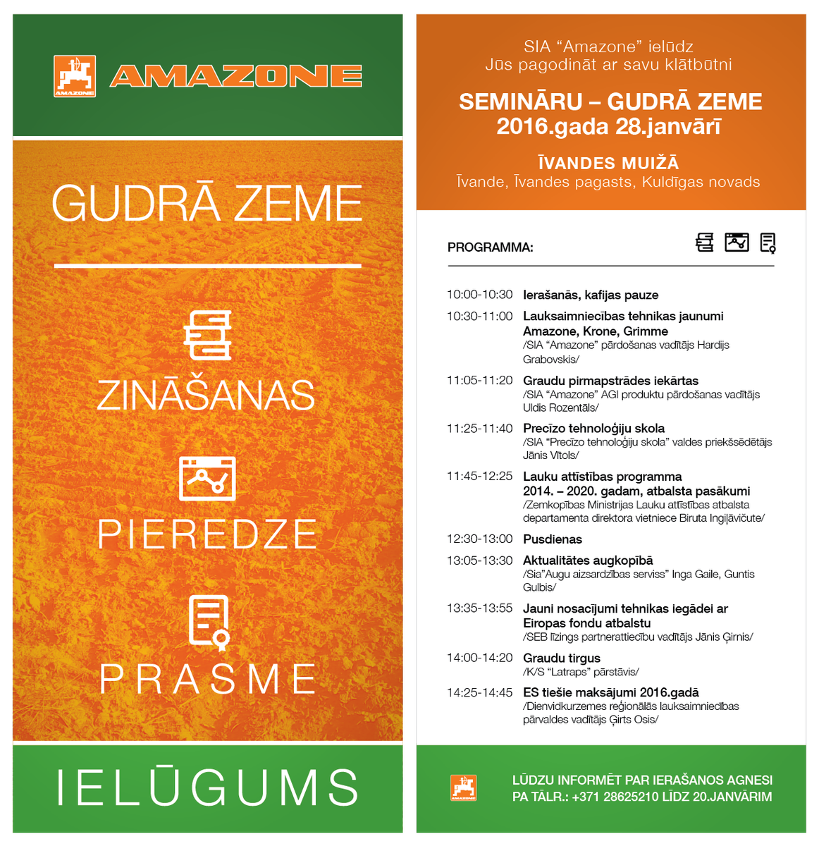 AmazoneLV's tweet photo. SIA Amazone seminārs GUDRĀ ZEME jau 28.janvārī! 3.februārī Zemgalē, 24.februārī Latgalē un 26.februārī Vidzemē! https://t.co/MGNHM6t0Ht