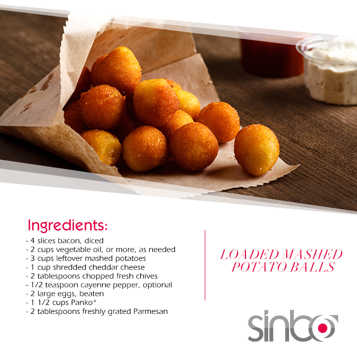 Funny way to say hello to the weekend ;)
on.fb.me/1Rxcw6L
#sinborecipes #yummy #potatoballs