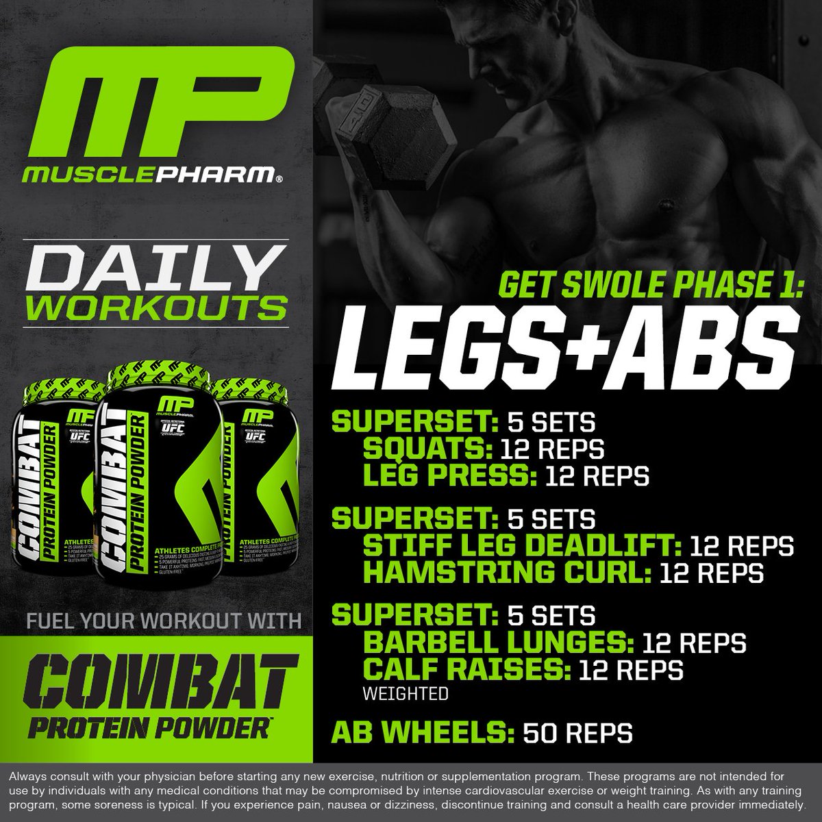 musclepharm leg workout