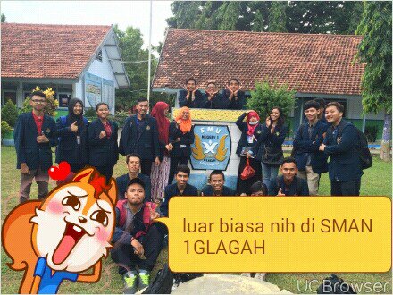 booommm luarr biasa temen2 SMAN 1 GLAGAH..