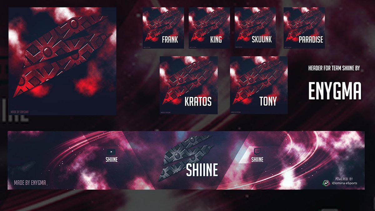 akaEnYgmah's tweet photo. Header For Team Shiine , Made by EnYgma  @iDominaEsports @R4SHERR RT https://t.co/08DKKOzm8b