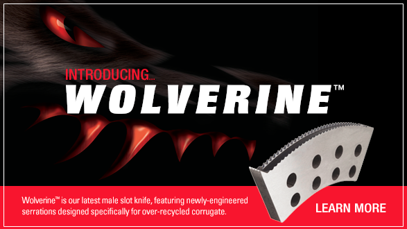 Having dust issues when cutting corrugate? Wolverine can help reduce dust by 24%! #corrugated #manufacturing