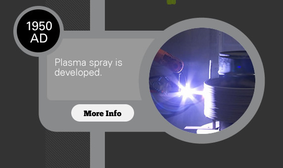 bodycoteplc's tweet image. 1950, Plasma spray was developed - Learn all about the history of #metallurgy bit.ly/1Zy5JJb #surfacetech