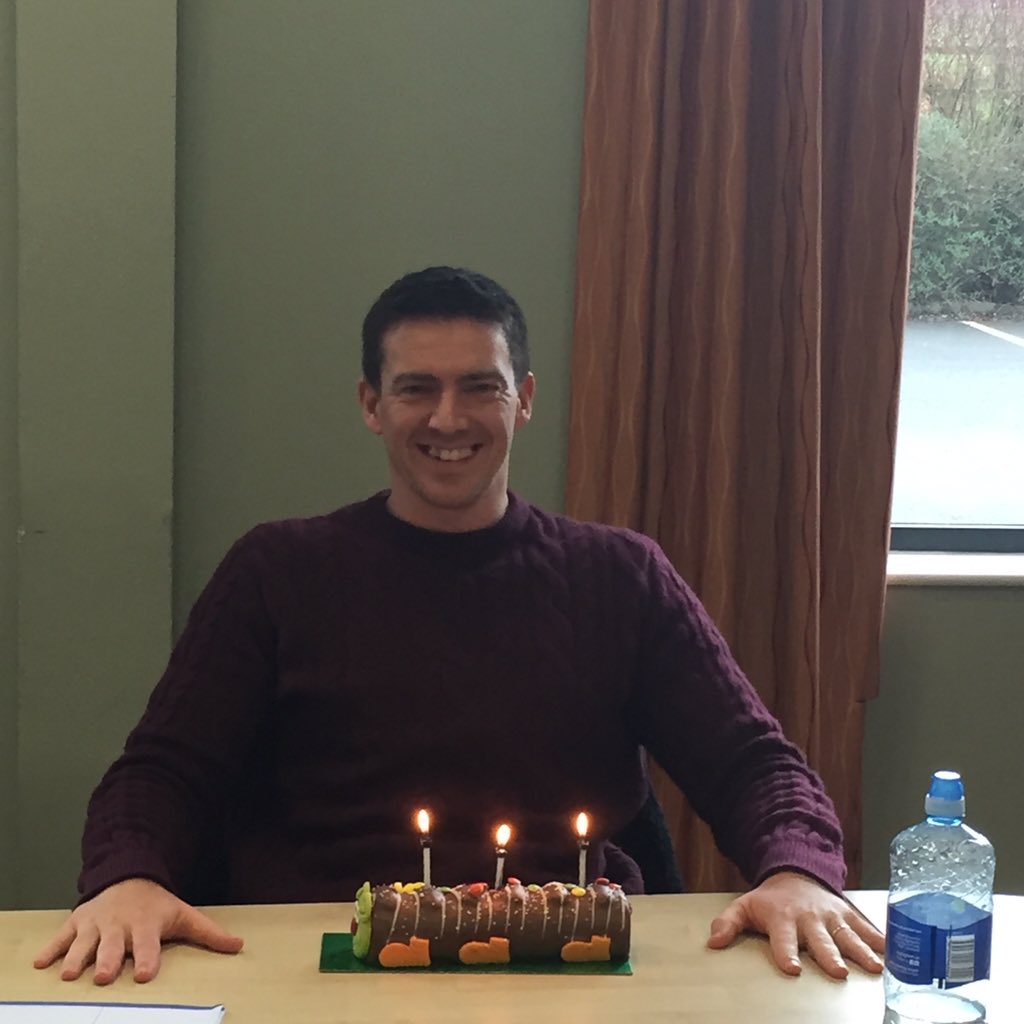 Coffee break! Time to celebrate Pastor Gareth's Birthday!