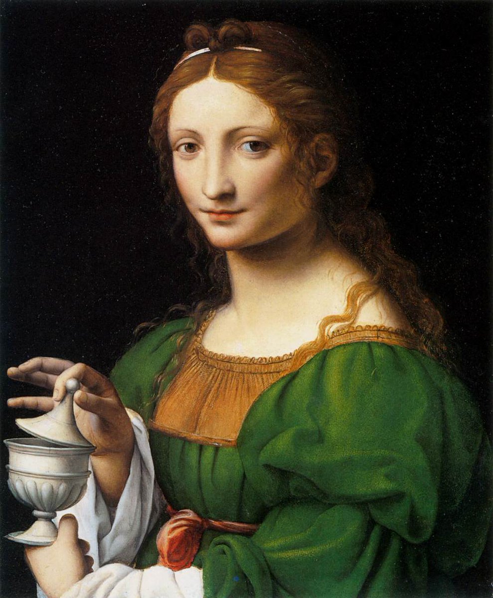 Mary Magdalene, 1525 
#BernardinoLuini

#GoodMorning #ArtLovers #DonneInArte

@Asamsakti @LuciaTassan @artdielle