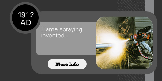 bodycoteplc's tweet image. 1912 - Flame spraying was invented, learn about this and more bit.ly/1JeK1s2 #surfacetech #metallurgy