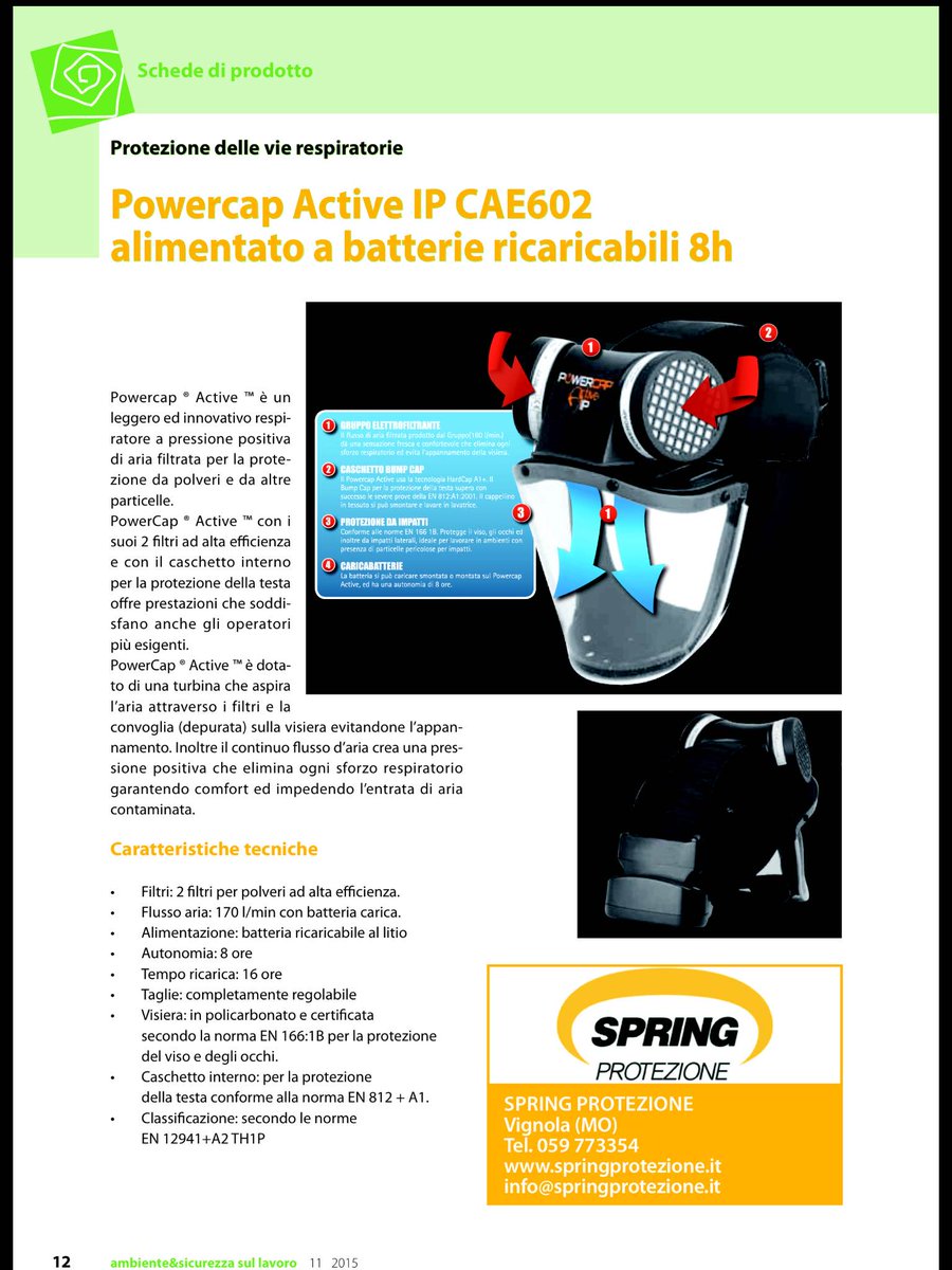 SpringProtezion's tweet image. NUOVO #powercap venitelo a provare alla @fieragricola  dal 3 al 6 Febbraio 2016 hall 5 stand B7!
#springprotezione