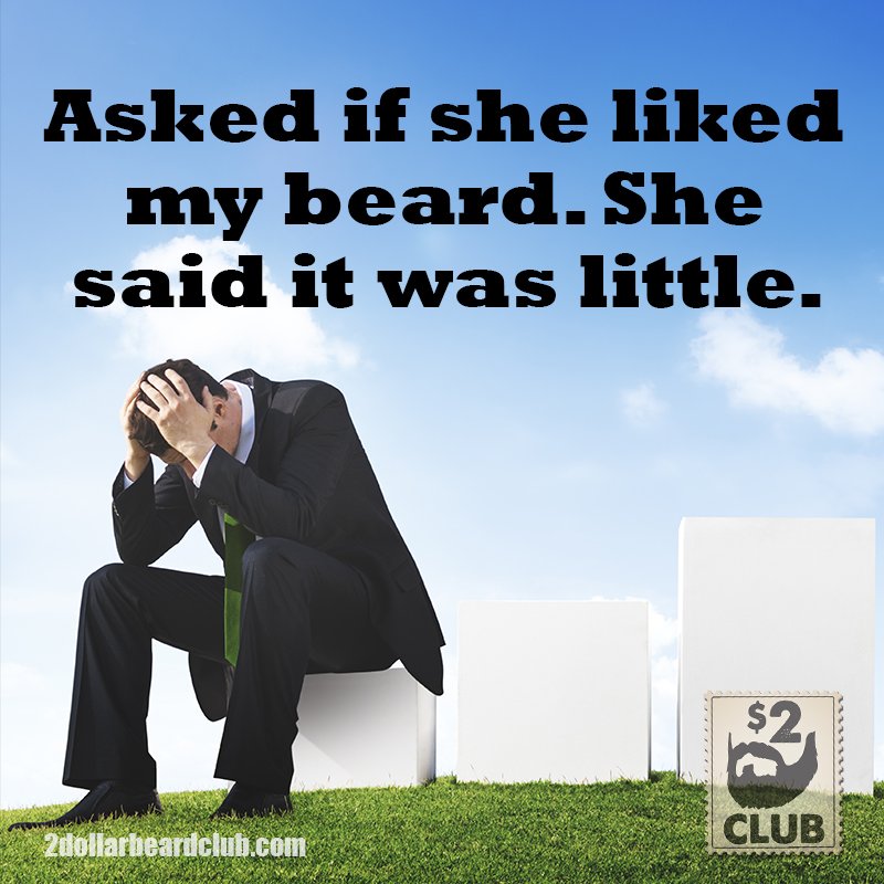 Keep it growing
2dollarbeardclub.com
#beard #little #beardmeme #beardlife #whatshesaid