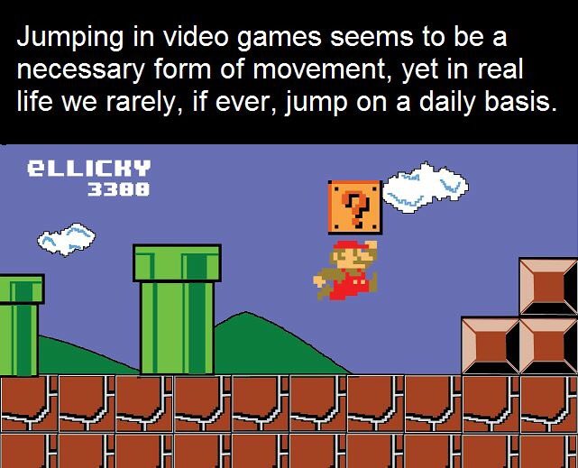 geek_life_24_7's tweet image. so true, I never jump 
#SuperMario #gamer #gamerthoughts #Nintendo