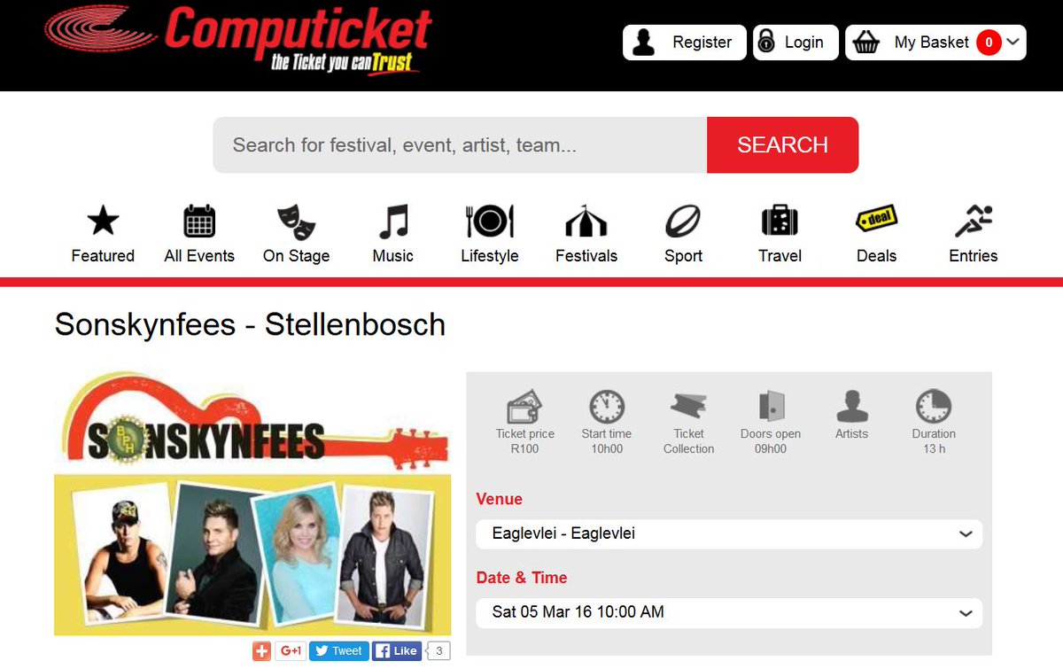 Voeg <a href="/Sonskynfees/">Sonskynfees</a> <a href="/AndrietteNorman/">Andriette Norman</a> by jou @SAFeeste kalender 5 Maart 2016 <a href="/eaglevlei/">Eaglevlei</a> , kaartjies nou by <a href="/Computicket/">Computicket</a>