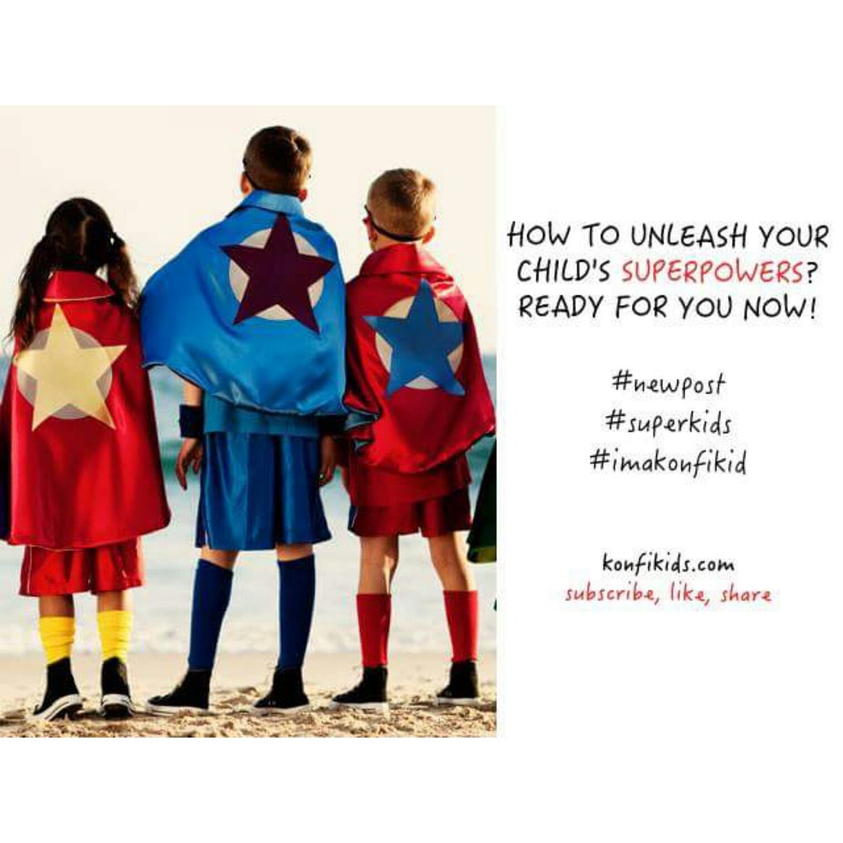 konfikids's tweet photo. HOW TO UNLEASH YOUR CHILD'S SUPERPOWERS? #NEW POST https://t.co/VaNJzc0Xu3 @GomeeGirl @girl_mpower @GodsRichGirls https://t.co/y08Tqr8fe7