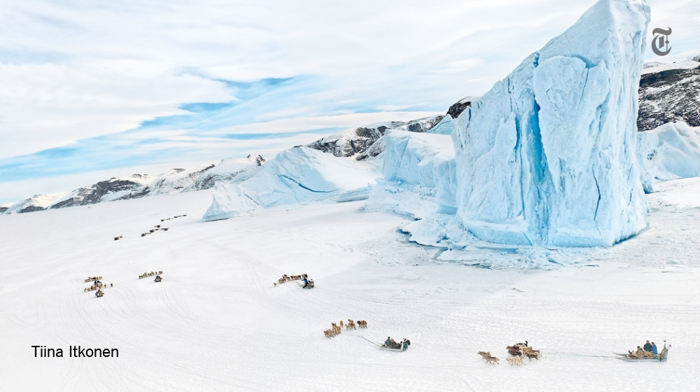 nytimesphoto's tweet photo. Frozen landscapes around Greenland’s villages are vanishing. And with them, a way of life https://t.co/lyLRoztmqP https://t.co/smNlP0MwbH