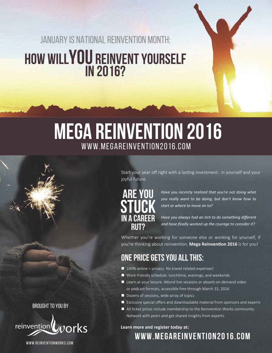 Join @Colleen_Intero and other reinvention experts at #MegaReinvention2016. bit.ly/1O7rwHD.