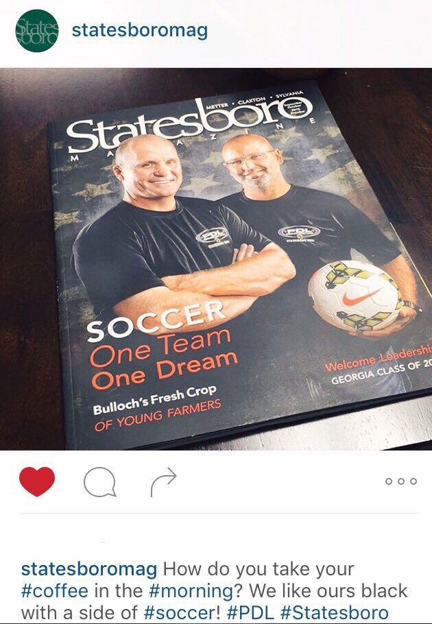 Tormenta_FC's tweet photo. That's exactly how we like to take our coffee, too @StatesboroMag! @USLPDL #ProsStartHere #TormentaFC https://t.co/YKVnT58BLk