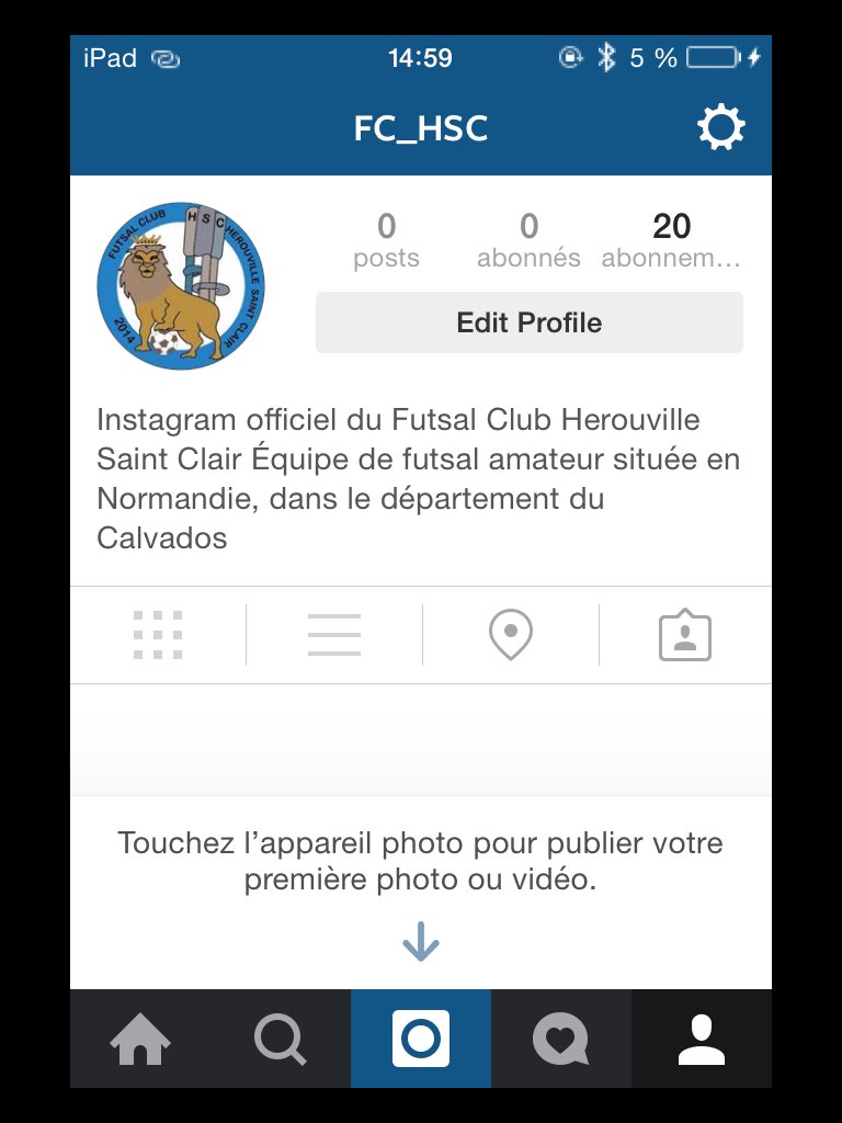 FutsalClubHsc's tweet photo. Abonnés vous notre Instagram https://t.co/pUT2WREJuj