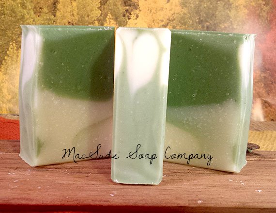 etsy.com/listing/264632… LEMONGRASS & SAGE #naturalorganicsoap, #lemongrasssoap #sagesoap #oliveoilsoap #palmfreesoap