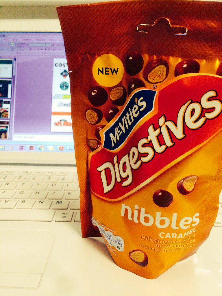 middlesexfood's tweet photo. Office got spoiled with a Nibbles sample @UB_Foodservice #caramel is the best! @STL_Central https://t.co/WGbNAYxf3S