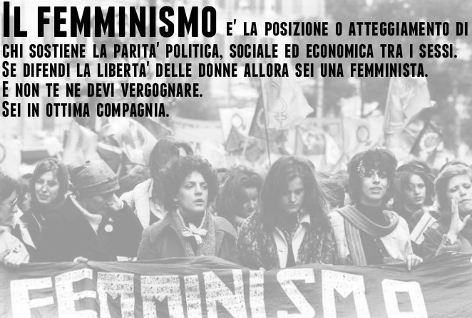 ela_tarantella's tweet photo. Che cos'è il femminismo?#femminista #donne https://t.co/ehGlP3vJBn