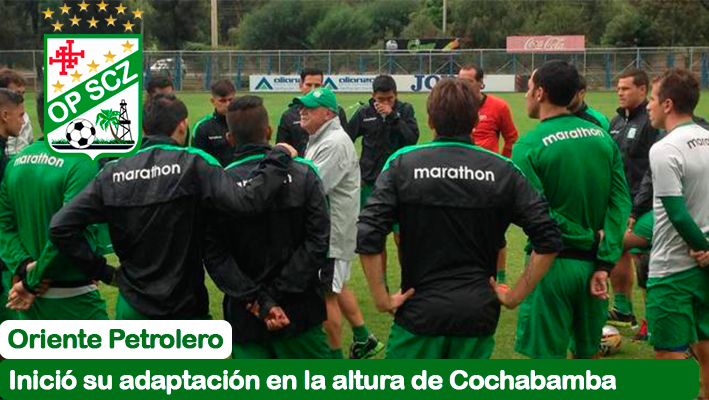 OrientePScz's tweet photo. Oriente inició su adaptación a la altura en Cochabamba.
https://t.co/P8z7I1xaTG https://t.co/wI4BkJnXP2