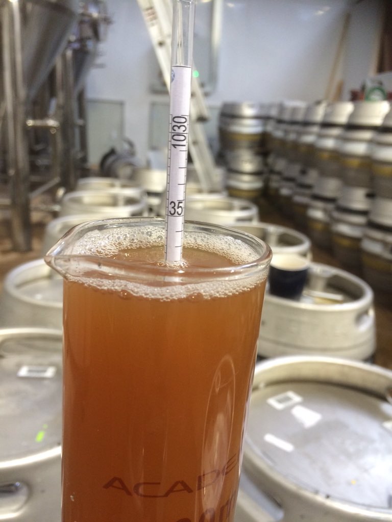 Getting to grips with this brewing Malarky <a href="/EastburyBrewery/">EastburyBrewingCo</a> ..1039... Bang on the button.
