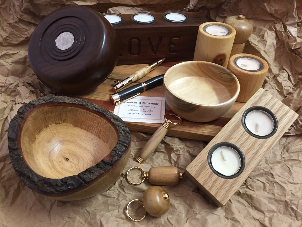 We would like to welcome aboard our new crafter Phil Wood. Pop in &amp; see his range of luxury turned wood products.