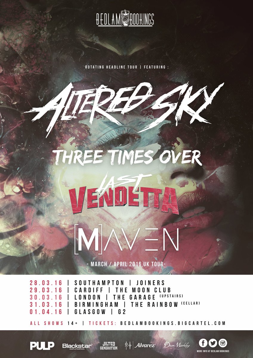 AlteredSky's tweet image. Tix have arrived! English dates are selling out fast...get them quick via store.alteredsky.com 👌