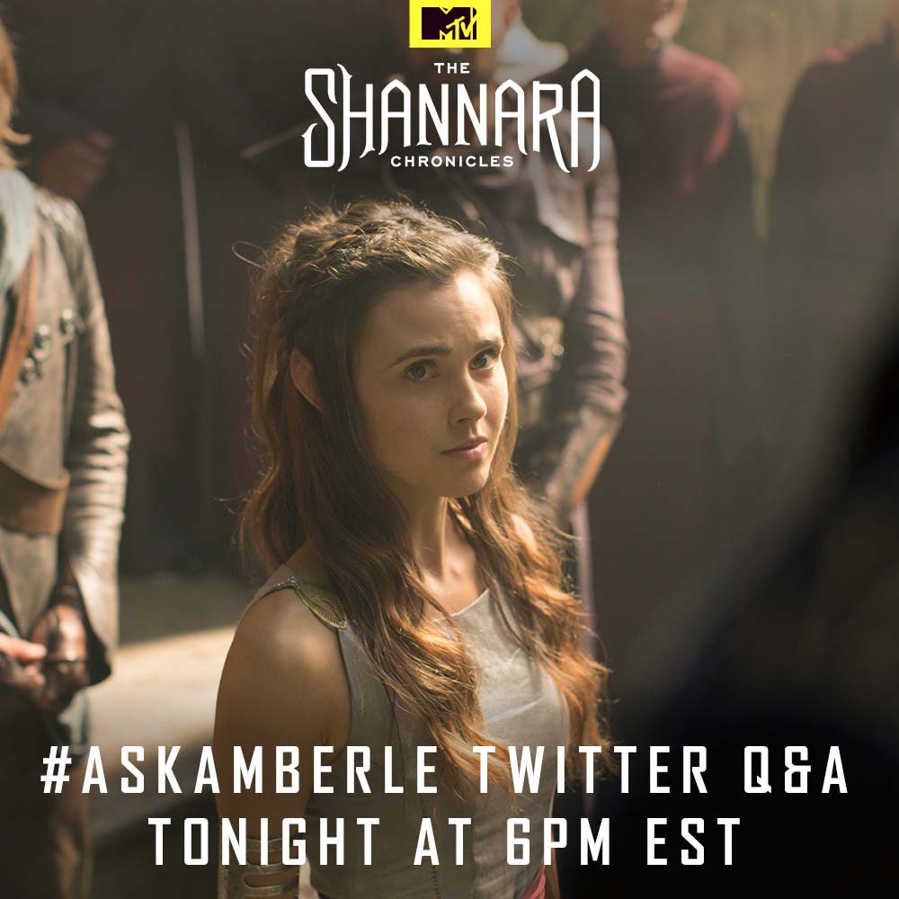 The incredibly talented @poppydrayton is taking over our account tonight at 6pm EST. Submit questions w/ #AskAmberle