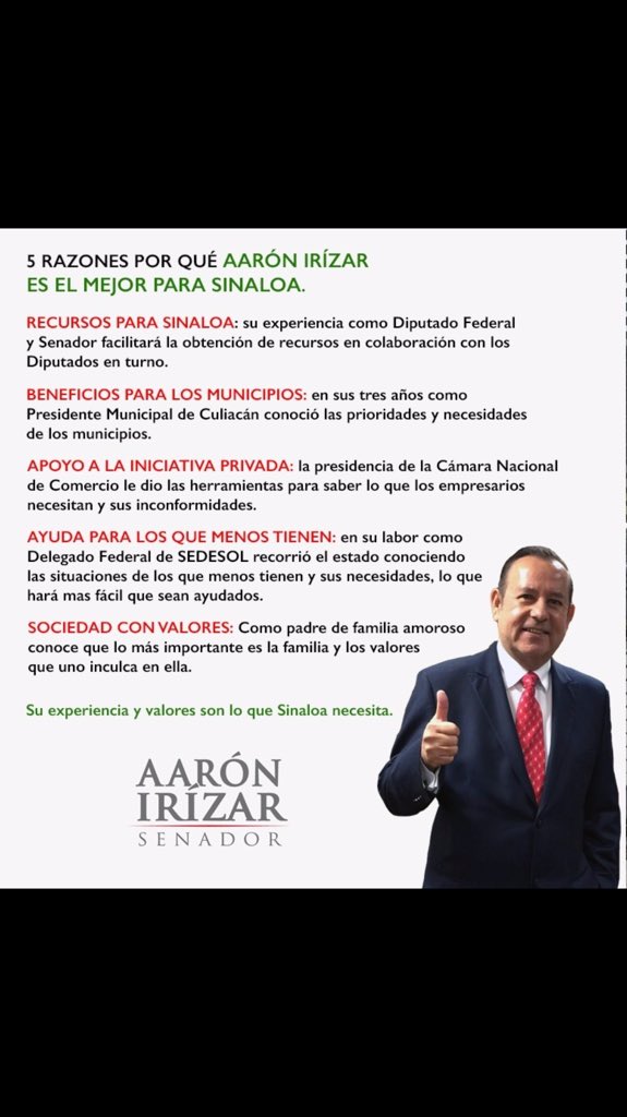 fitilloaraujo's tweet photo. #EnSinaloaQueremosAIrizar #culiacanconAarónirizar https://t.co/gpNDjbGcPP