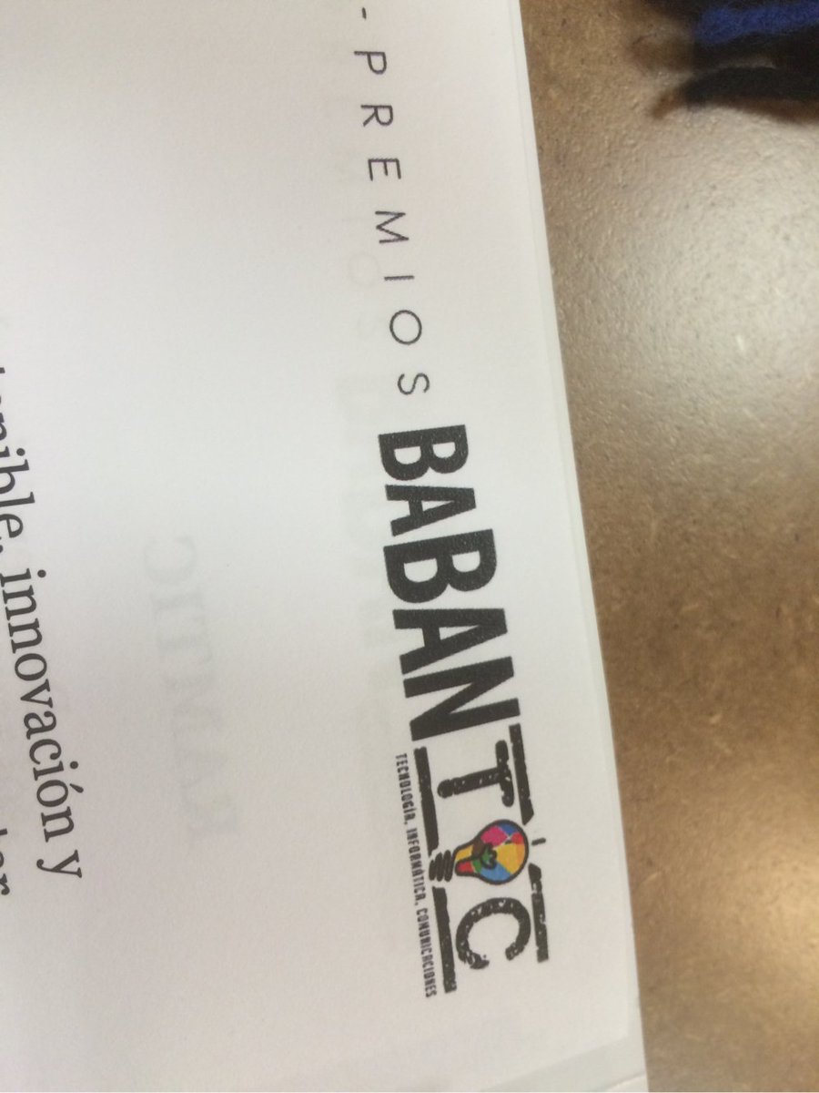 movlab_es's tweet photo. En la fase final de los premios Babantic. Suerte a todos los seleccionados. #babantic #badajoz #innovacion https://t.co/I6F67z0Hc0