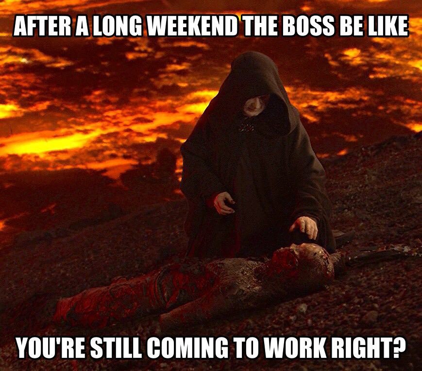 OCArtStudios's tweet photo. by petesbasement> This is me today.
#AfterTheLongWeekend #BackToWork
#StarWars #AnakinSkywalker #DarthVader #Darth… https://t.co/lbtw5hSGVp