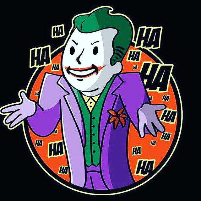 daem0nyx's tweet photo. Hellz yeah! #joker #pipboyedition #fallout https://t.co/oJNUlP33Zz