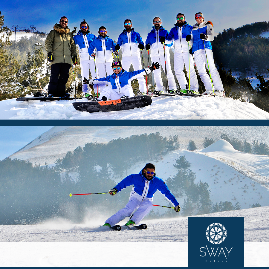 Sway’in dünyaca ünlü eğitmenleri ile en iyi kayak eğitimini alın! Kayak öğrenmek isteyenlerin buluşma noktası Sway!