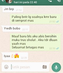 Selamaat bertugas mas:)