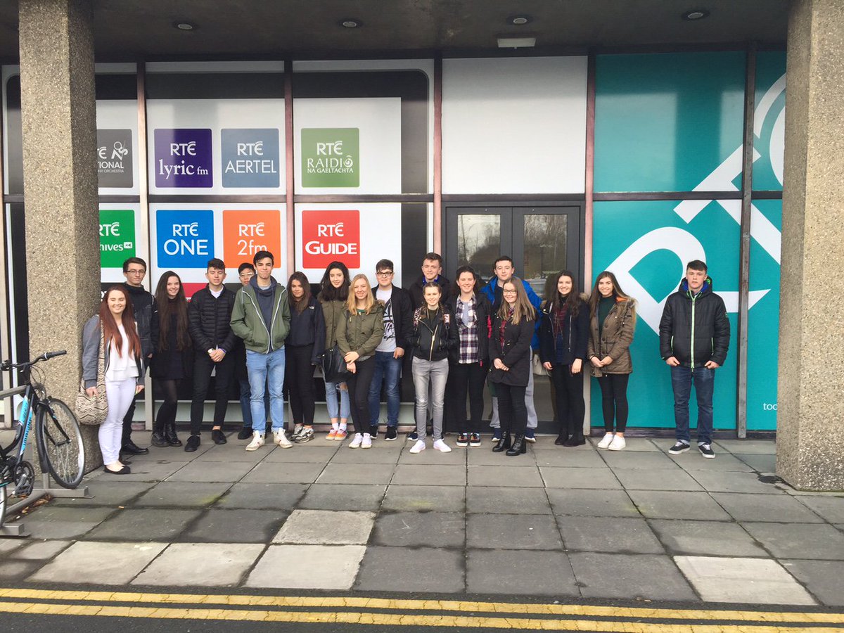rte's tweet photo. Welcome to @rte. The first TY work experience group of 2016 https://t.co/EttrEzp0px