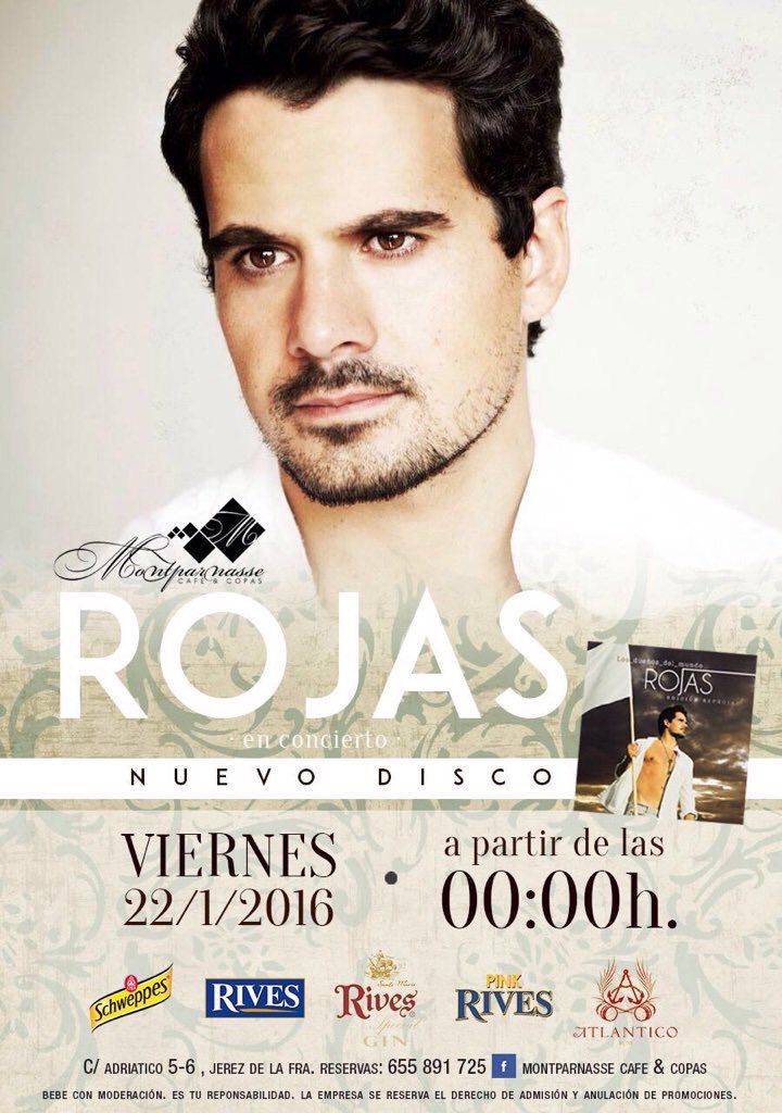 RojasOficial_'s tweet photo. Para empezar el año he pensado que Jerez de la Frontera es el primer lugar donde quiero sentarme a cantar... https://t.co/WTE8TuhGRK