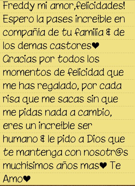 ycoder77's tweet image. #HBDFreddyCD9 👏😍 @soyfreddyleyva pasala increíble, recuerda muy bien SIEMPRE JUNTOS✋❤ Te Amamos Rambo