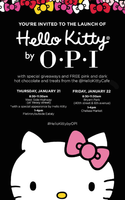 FiDiFamilies's tweet photo. Celebrate the launch of #HelloKittyOPI Thurs. w treats from @HelloKittyCafe & giveaways! https://t.co/xd8N6ezYdN https://t.co/yPwpikN42g