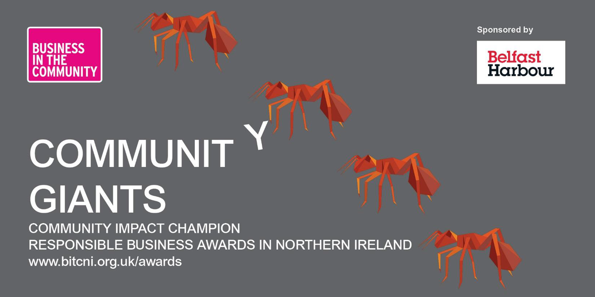 BelfastHarbour's tweet photo. Has your company positively impacted the community? Put yourself forward for the #CommunityImpactAward #BITCNIAwards https://t.co/pqWq6BjDIP