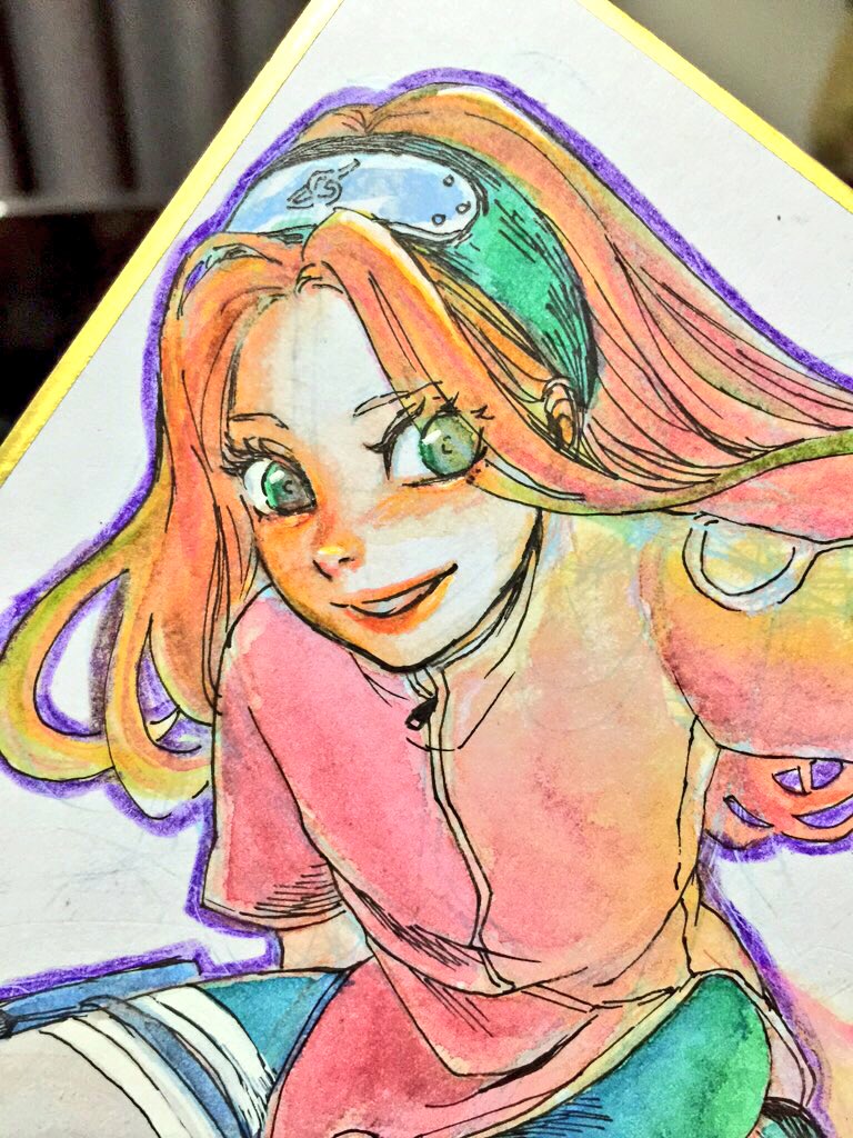 @Akira__sssk ちょっと顔整えました
明日あたりにスキャンしてお品書きに添えます😌
おやすみなさーい 