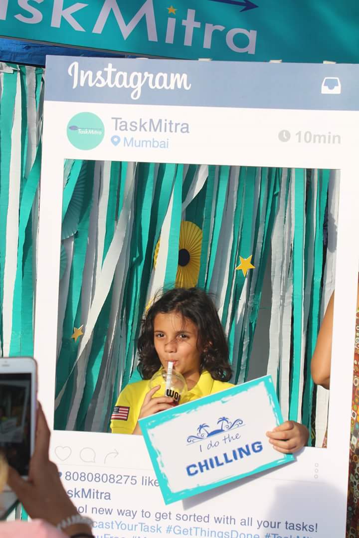 TaskMitra's tweet image. Kids all gung ho around our Photo booth too #TaskMitra #Getsorted #Startup #Mumbai