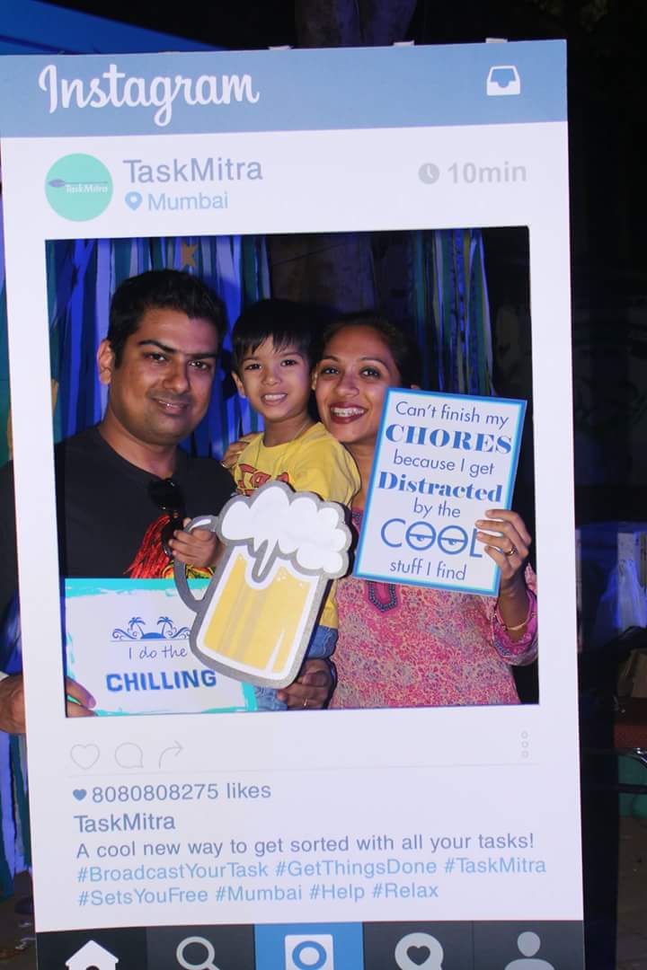 TaskMitra's tweet image. Kids all gung ho around our Photo booth too #TaskMitra #Getsorted #Startup #Mumbai