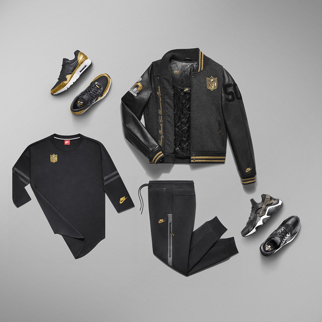 nikestore's tweet photo. The Super Bowl 50 Nike Speed Destroyed Collection, presented by @nikesportswear https://t.co/78pEktZfi3 https://t.co/xP0MYnT2yZ