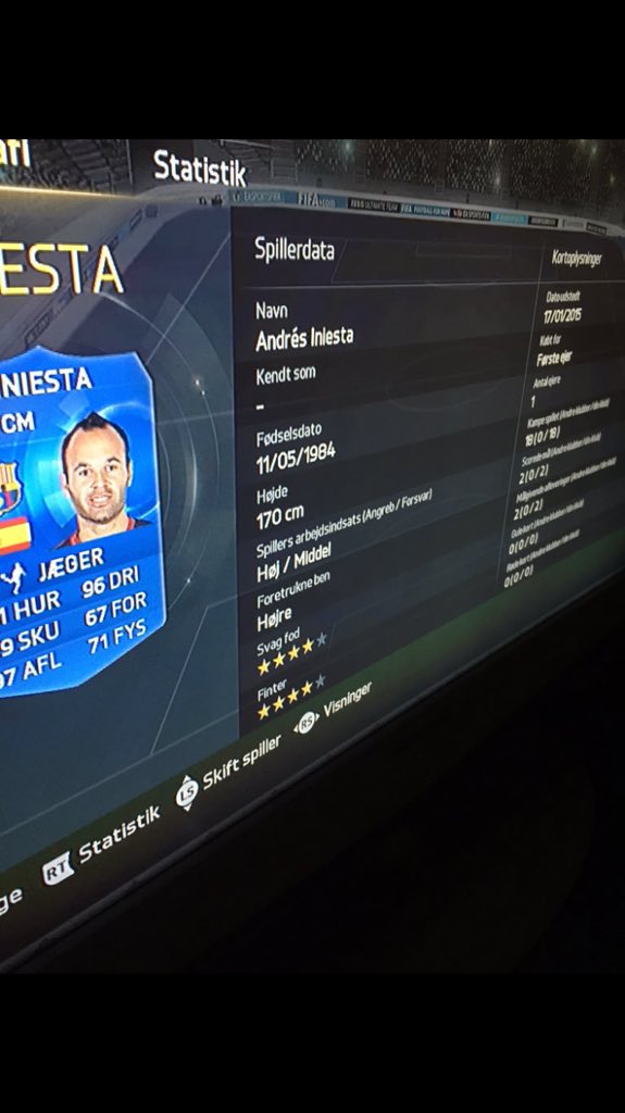 DanishSportsNut's tweet photo. 2nd year In a row.. Bring on the 3rd:D #TOTY #BlueHype https://t.co/Q77njY1LyT